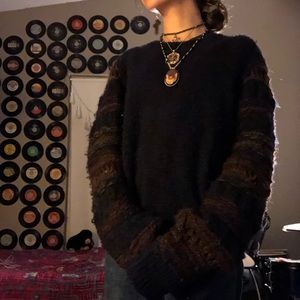 hand knitted vintage sweater